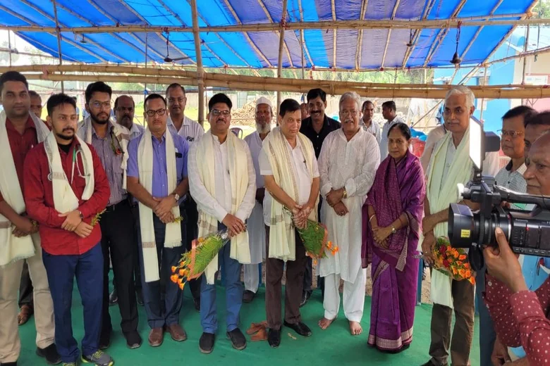 ASMACS free health check-up camp at Nischintakoili Braj Gauri Trust CSR