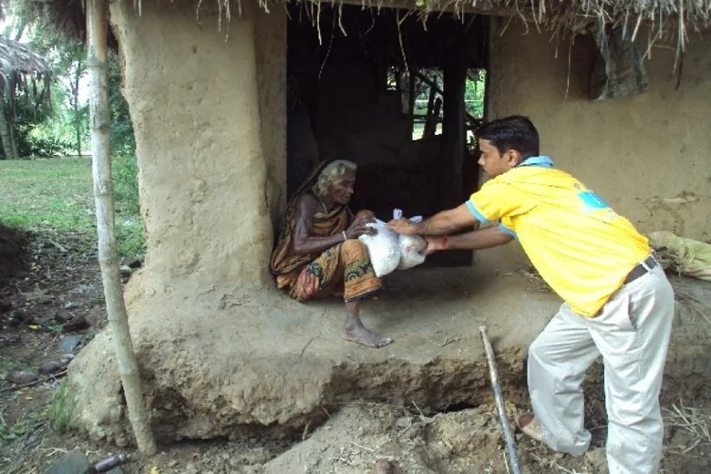 ASMACS natural calamity disaster relief support to affected communities India