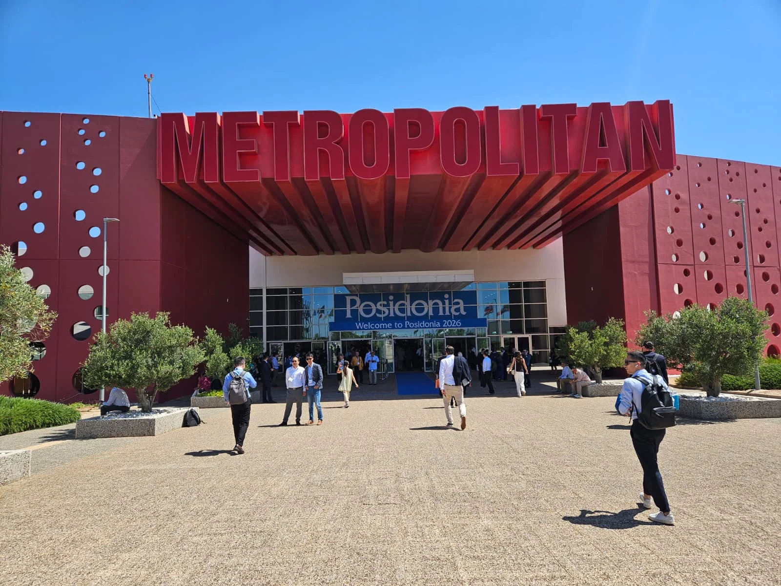 ASMACS representative Biky Dash at the Metropolitan Expo, Posidonia 2026, Athens, Greece